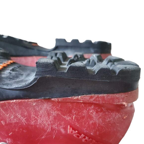 Scarpa Omega Mountaineering Ice Climbing Red Plastic Boots Men UK 9 READ SCUFFS - Picture 11 of 16